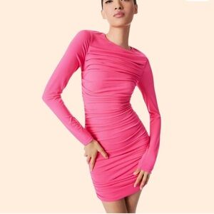 Alice + Olivia Pink Midi Dress